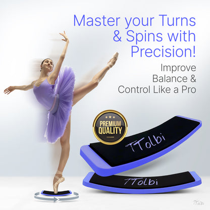 Premium Turning Board – Improve Spins & Edge Control (Blue)