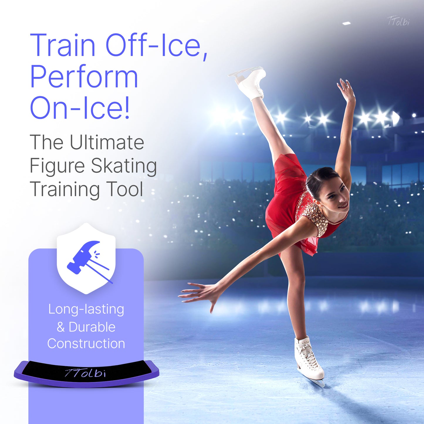 Premium Turning Board – Improve Spins & Edge Control (Blue)