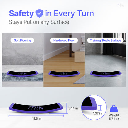 Premium Turning Board – Improve Spins & Edge Control (Blue)