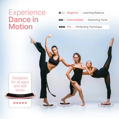 Premium Turning Board – Improve Spins & Edge Control (Pink)