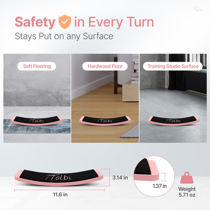 Premium Turning Board – Improve Spins & Edge Control (Pink)