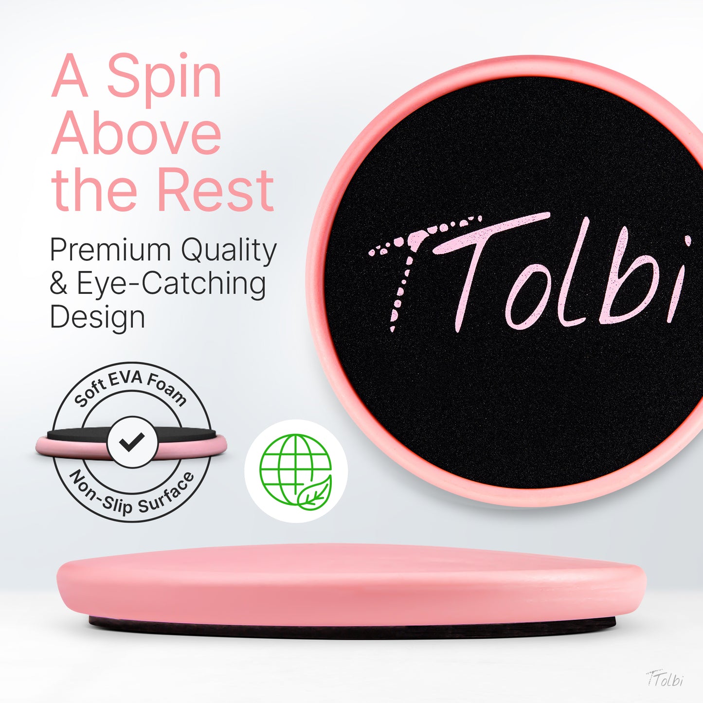 Premium Turn Disc for Dancers & Skaters – Master Pirouettes & Balance (Pink)