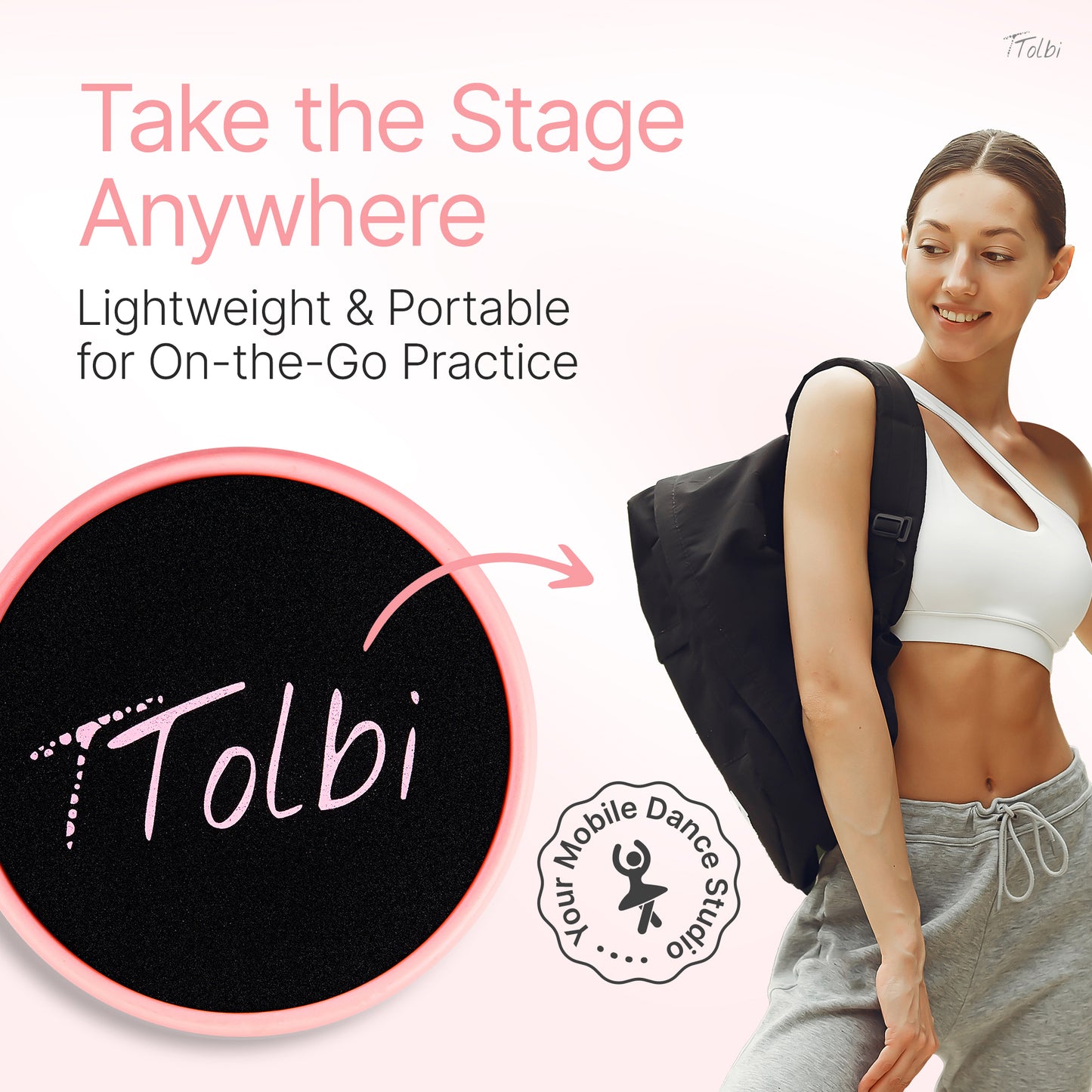 Premium Turn Disc for Dancers & Skaters – Master Pirouettes & Balance (Pink)