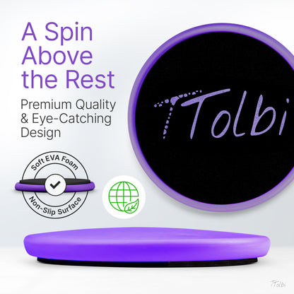 Premium Turn Disc for Dancers & Skaters – Master Spins & Balance (Purple)