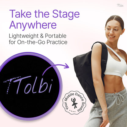 Premium Turn Disc for Dancers & Skaters – Master Spins & Balance (Purple)