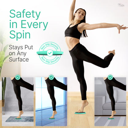 Premium Turn Disc for Dancers & Skaters – Master Pirouettes & Balance (Green)