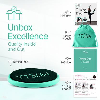 Premium Turn Disc for Dancers & Skaters – Master Pirouettes & Balance (Green)
